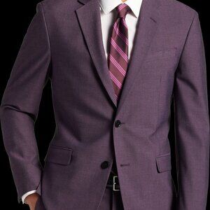 NEW - Purple Egara Skinny Fit Suit Jacket 46 Regular 46R